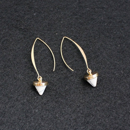 Vintage Turquoise Diamond Earrings