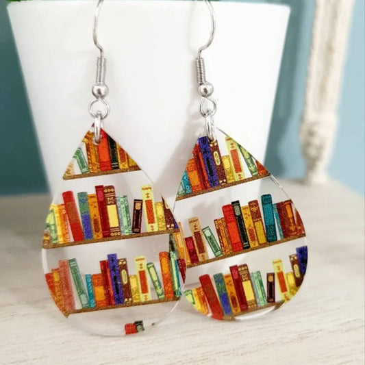 Vintage Colorful Water Drop Earrings