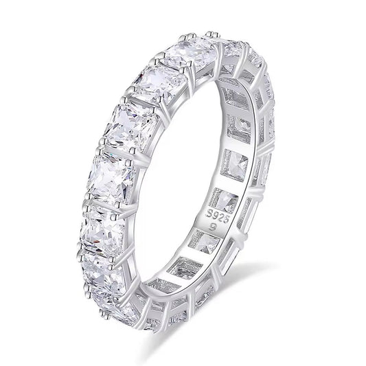 Vintage Clasic Zirconia Silver Ring