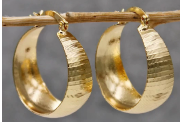 Vintage Luxury Golden Earrings